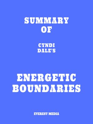 cover image of Summary of Cyndi Dale's Energetic Boundaries